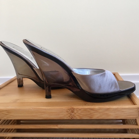 Prada Shoes - Authentic Prada Lucite Heels - WORN ONCE✨